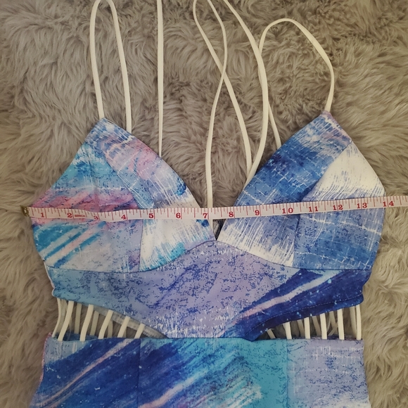 NWOT! Asos Ginger Fizz Cut Out Pencil Dress - Picture 7 of 10